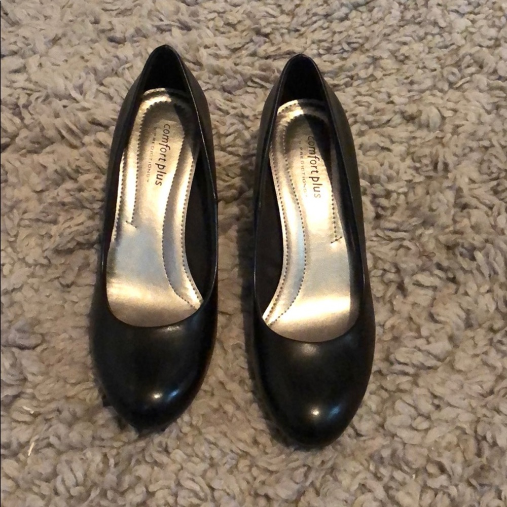 3” black heels